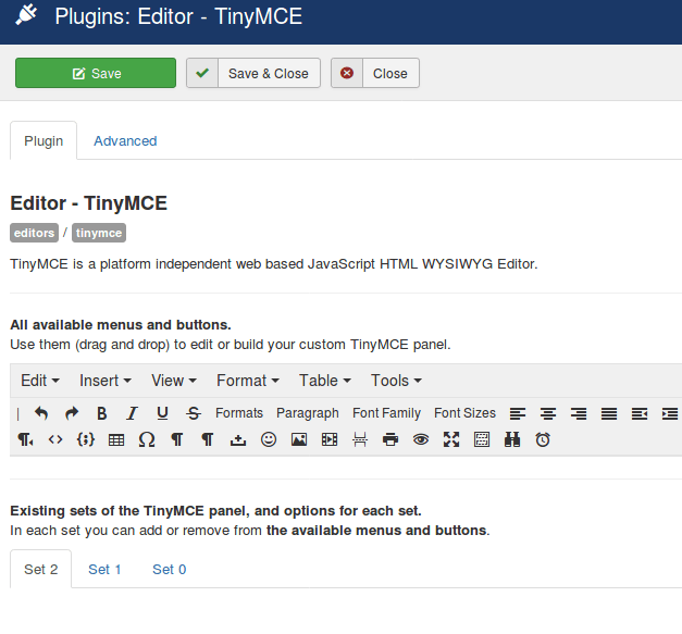 How to fix your TinyMce Editor in Joomla after updating to 3.7 or above